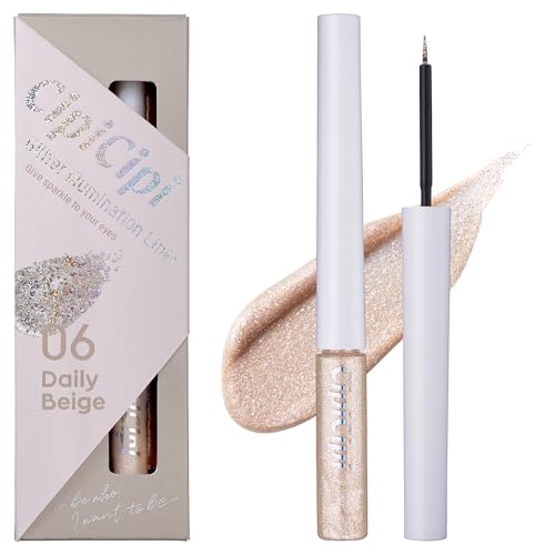 【公式】CipiCipi (シピシピ) グリッターイルミネーションライナーR 06 Daily Beige / 3g グリッターライナー 涙袋 ラメ グリッター パールのサムネイル
