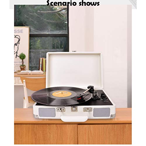 Tourne-Disque Portable Bluetooth Vintage à 3 Vitesses avec Haut-parleurs intégrés, Vitesse de Prise en Charge 33/45/78… - Les Beatles, Paul McCartney, John Lennon, RIngo Starr, George Harrison Tourne-Disque Portable Bluetooth Vintage à 3 Vitesses avec Haut-parleurs intégrés, Vitesse de Prise en Charge 33/45/78… – Image 4