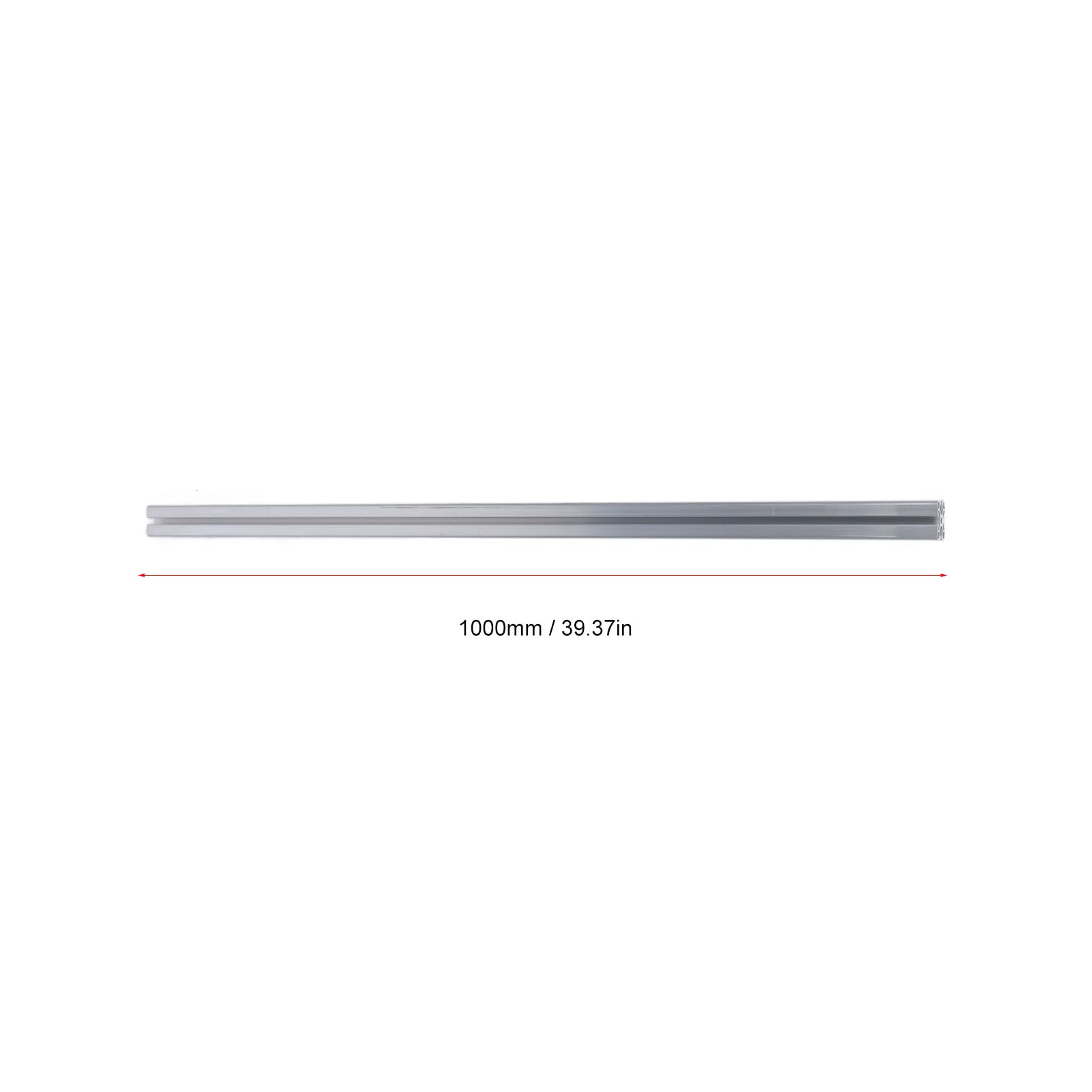 Fabater Profilo di Estrusione di Alluminio 4040 con Scanalatura a T da 4 Pezzi, Guida Lineare Anodizzata Standard Europeo per Stampante 3D CNC Fai da Te, Struttura Liscia e Resistente da 39,4
