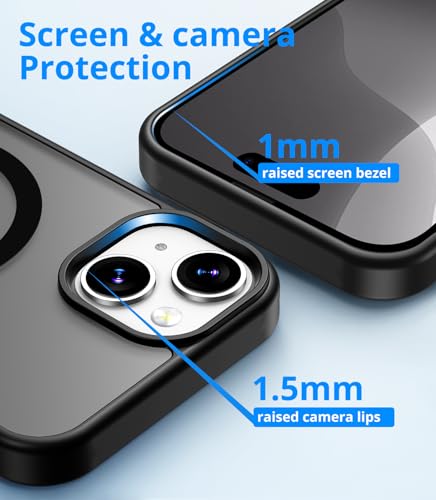 Coque iPhone 15 mate premium Vansdon avec verre de protection haute densité