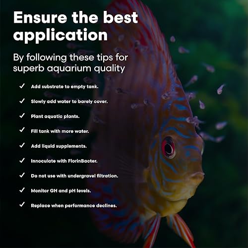 Image of Brightwell Aquatics FlorinVolcanīt Rio Escuro-F - Volcanic Substrate for Freshwater Planted & Shrimp Aquariums - Boosts Root Growth, Lowers GH & pH, 5lb