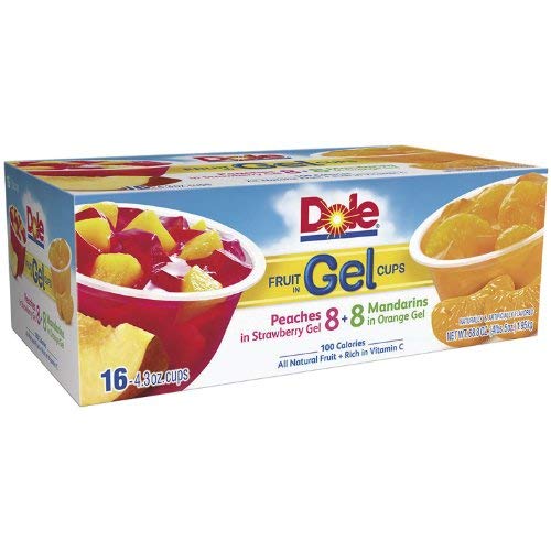 Dole Fruit in Gel Cups Variety Pack - 4.3 oz Cups - 16 pk. (pack of 2)