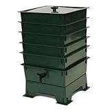 Worm Factory DS5GT 5-Tray Worm Composter, Green