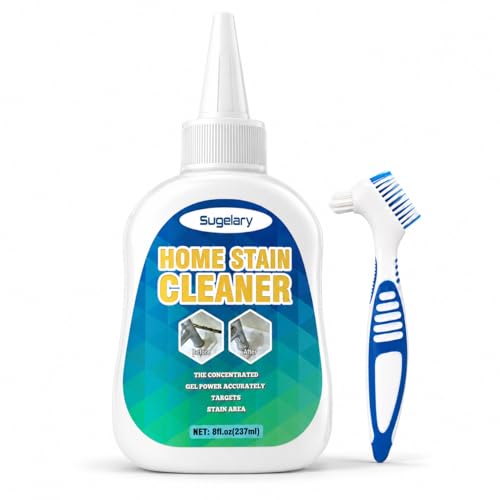 Image of Sugelary Mold Stain Cleaner, 8 Fl oz All-Purpose Gel for Washing Machine Cleaner Front Loader Seal, Household Cleaner Gel for Bathroom Grout, Sink, Shower, Caulk, Washing Machine Cleaning Solution