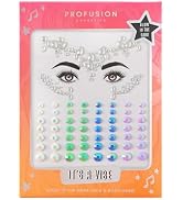Profusion Cosmetics Its a Vibe Glow-in-the-Dark Face & Body Gems, Shine All Night! Glowing Effect...