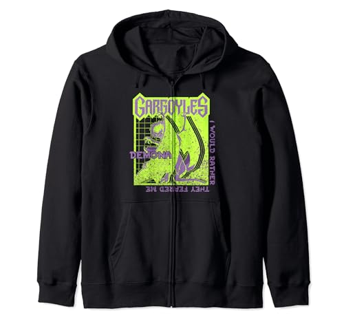 Veste Demona Gargoyles Disney Sweat Confortable Zippé pour Rompre avec la Monotonie des Vêtements Basiques