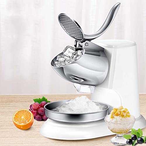 11-Zoll-Höhe, elektrische Doppelklingen-Eiszerkleinerungs-Rasierer, Edelstahl-Schneekegelmaschine, rasierte Eismaschine… – Bild 4