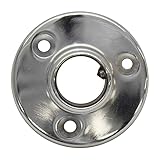 Whitecap Boat Round Flag Pole Base S-1468C | 90 Zamak 7/8 Inch