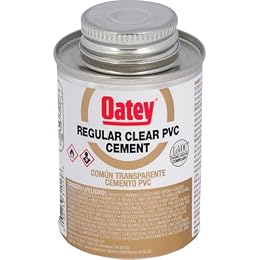 Oatey 4 Oz. Regular Bodied Clear PVC Cement - 1 Each