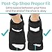 Vive Wedge Post-Op Shoe - Offloading Boot for Heel or Ankle Pain - Medical Foot Recovery for Bone or Soft Tissue Surgery, Fracture, Plantar Fasciitis, Ulcerations, Feet (Large)