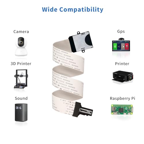 Adaptador micro SD a SD flexible con resistencia para impresoras Ender 3 y 5 3