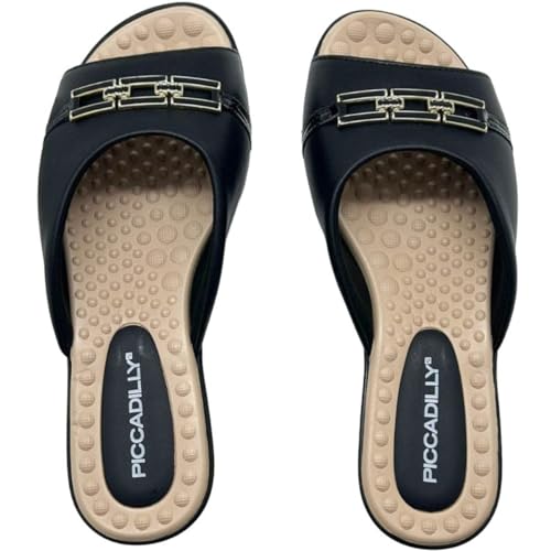 Chinelo Piccadilly 500348 Tamanco Slide Conforto Joanete Feminino