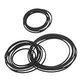TOYANDONA 60 Stück Teiliges Vierkantriemen für Kassettenmaschine aus Langlebigem Gummi Quadratisch Flexibel von Ersatzriemen für Kassettenrekorder und DVD Laufwerk Robust und Verschleißfest