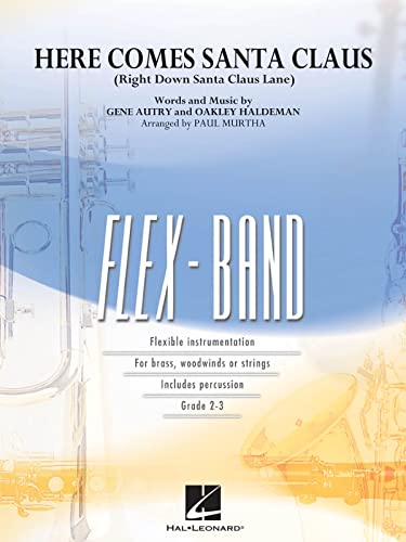 Here Comes Santa Claus pour orchestre d'harmonie partition de Noël en set complet