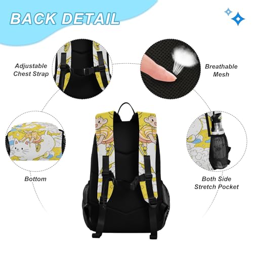 Sac à livres garçons 9-10 ans avec sac à déjeuner isotherme