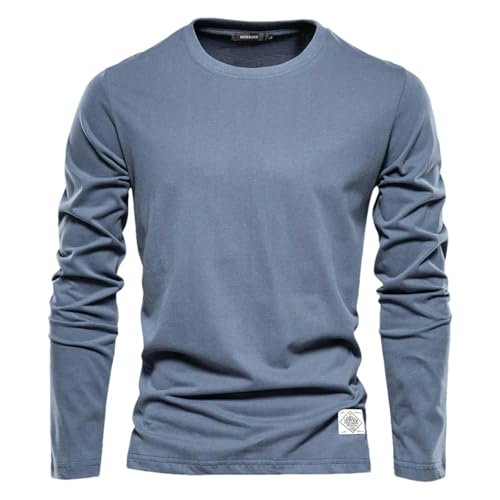 Vêtement classique pour hommes t-shirt manches longues coton durable