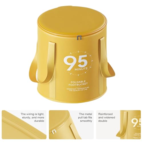 Seau étanche pour pieds avec base antidérapante de douche