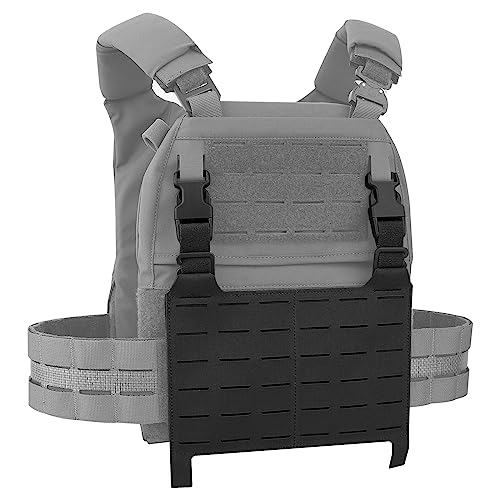 PETAC GEAR Tactical MOLLE Placard The Slicksters Adapt MOLLE Front Flap Hanging Panel Laser Replacement Component (Black)