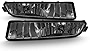ACANII - For 2002-2003 Acura TL Smoked Lens Bumper Driving Lamps Fog Lights Assembly w/Bulbs Replacement Left+Right