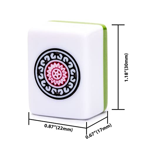 Mahjong Japonés Set con Pulsera Mini Físico miniatura 5