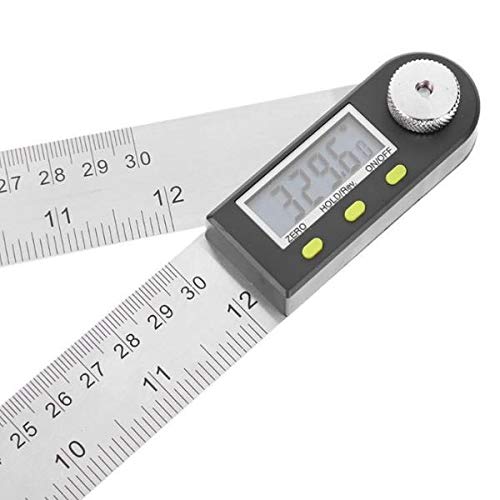 VIDOO Digitaler Winkel Lineal 0-200/300/500 Edelstahl Protraktor Holzbearbeitung Winkel Winkel Winkel Lineal - 200Mm