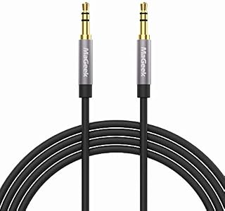 MaGeek 3.5mm Audio Aux Cable, (3.0m / 10ft) Super Long Male to Male Auxiliary Audio Cable for Beats Headphones, iPhone, iPod, iPad, Car, Home Stereo, or any Audio Device with 3.5mm Aux Port (Black)