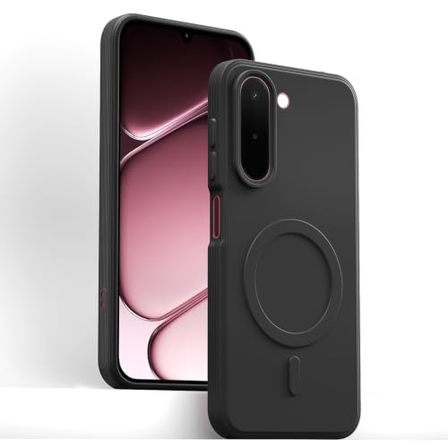 Image of Outlouders Back Cover for OnePlus N6x | Soft Matte Silicone | Slim Fit | Magnetic-Safe Logo Design (Magnetic-Safe Not Compatible) | Shockproof | Camera Protection Bumper Case (Black)