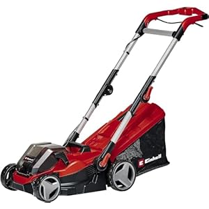 Einhell snoerloze grasmaaier GE-CM 36/34-1 Li-Solo Power X-Change (lithium-ion, 5-staps centrale maaihoogteverstelling, verstelbare duwboom, zonder accu en lader)