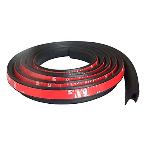 Haichen, 4 m de goma de sellado autoadhesiva de tipo P para puertas y ventanas de automóviles Cover