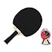 Produktbild HaiQianXin Tischtennisschläger Ping Pong Übungspaddel Set 2 Schläger + 2 Bälle (Color : Black)