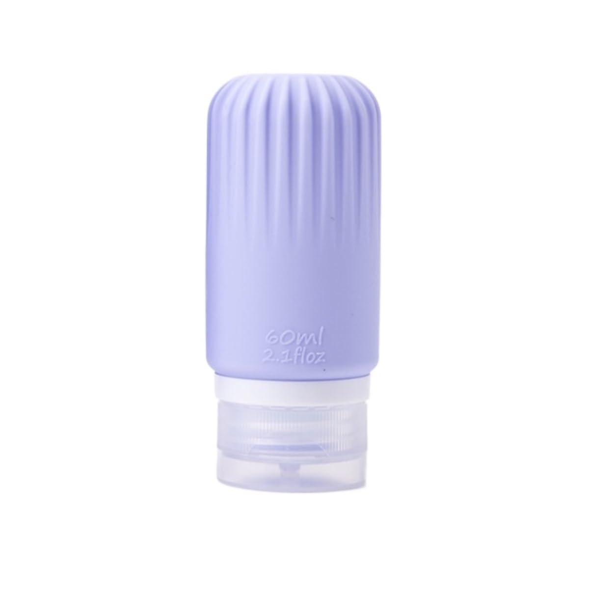 Dispensador de Salsa Botella Exprimible De Viaje De Silicona For Productos Cosméticos Líquidos For El Cuidado De La Piel, Botella De Almacenamiento Exprimible, Paquete De 6 Mostaza(Purple,60ml)