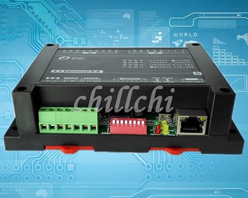 Anncus 6 Way Relay Output 8 Channel Switch Input Industrial Ethernet Module TCP Modbus Protocol
