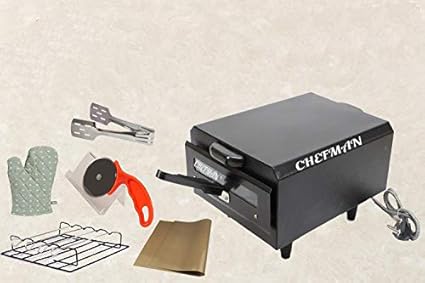 Chefman Electric Tandoor Set (Black) with Accessories (Made in India)