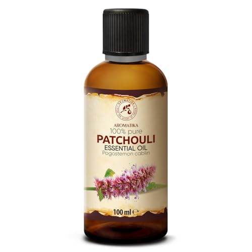 Olejek Eteryczny z Paczuli 100 ml - Pogostemon Cablin - Olejek Aromatyczny do Dyfuzora - Aromaterapia - Świece Zapachowe - Mydła - Odświeżanie Powietrza
