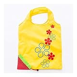 JINSUO NWXZU Bolsas de Nylon de ultramarinos conveniencia de la Bolsa 37 * 51 cm Bolsa Eco Bolsa 1pcs Forma de Fresa de Almacenamiento Fold-Poder Reutilizable Mujeres Suministros (Color : Yellow)