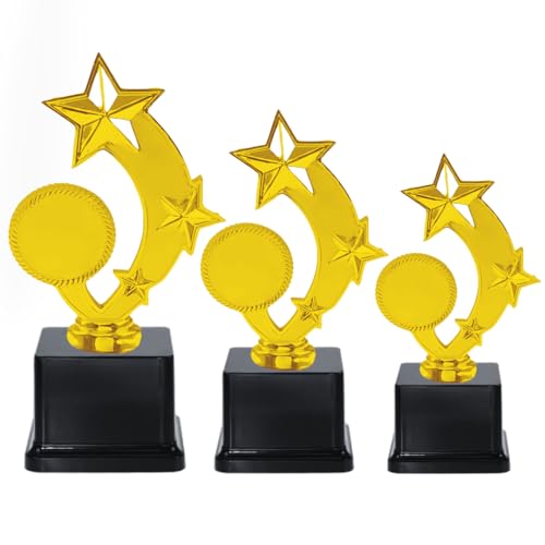 Golden Trophy Set || 1st 2nd 3rd Trophy Set || Excellence Award f...