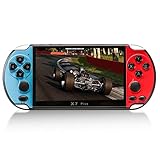Console de videogame portátil de 5,1 polegadas X7 Plus Jogadores de jogos portáteis Roer duplo 8 GB de memória integrado para 1000 jogos MP5 Controlador de jogos