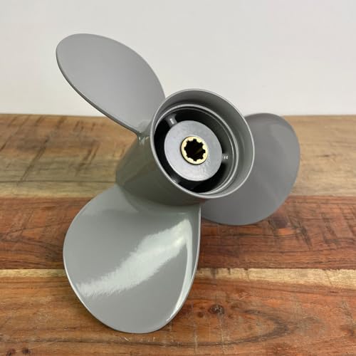 MAGICZEBRA Boot Propeller Aluminium für Honda 8-20 PS...