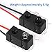 Ransanx 2PCS IR Break Beam Sensor 5MM LEDs Counting Module Split Through-Beam Photoelectric Switch for Apply Relay, K60, PLC, 51 microcontroller, STM32,Cable Length 30cm,Test Distance 1M