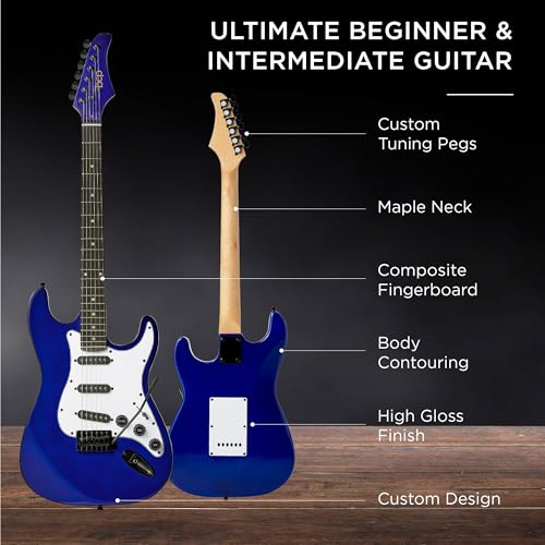 image for Best Choice Products 39in Full Size Beginner Electric Guitar Starter K