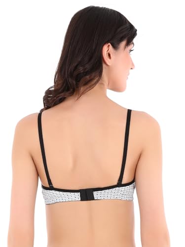 Image of Clovia Padded Non-Wired Printed Multiway T-Shirt Bra