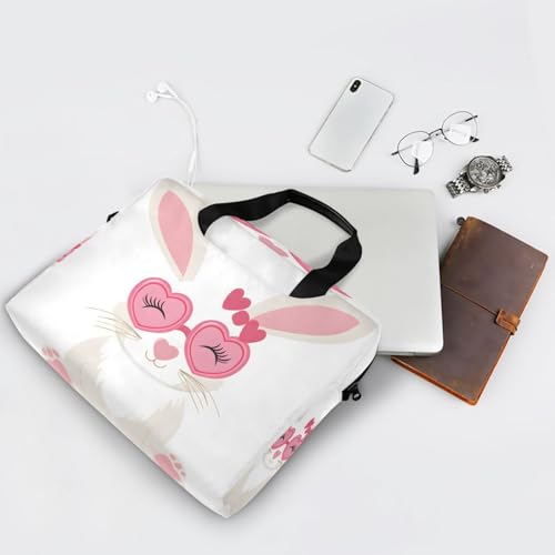 Maletín para laptop ALAZA corazón rosa 13-15.6 pulg miniatura 7