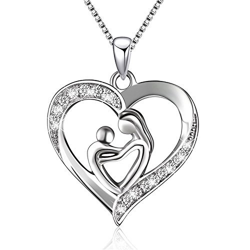 S925 Sterling Silver Heart Pendant Necklace