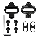 Eyooia Bike Cleats Compatible with Shimano SPD SM-SH51 Cleats for Spining Peloton Indoor Cycling Clips & Mountain MTB Bike Shoes Bicycle Cleat Clips Set