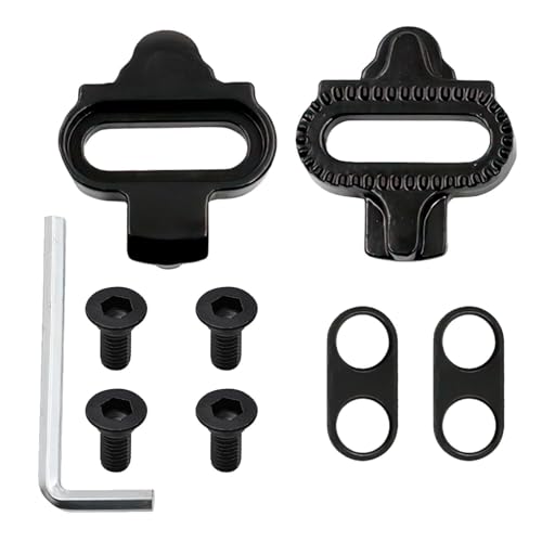 Eyooia Bike Cleats Compatible with Shimano SPD SM-SH51 Cleats for Spining Peloton Indoor Cycling Clips & Mountain MTB Bike Shoes Bicycle Cleat Clips Set