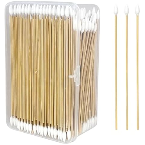 Gun Cleaning Swabs - 6 Inch Long Cotton Swabs with Pointed Tips - Perfect Addition to Gun Cleaning Kits - Handgun, Rifle and Pistol Cleaning & Maintenance Tools