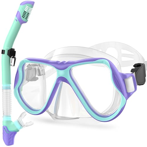 Greatever Conjunto de Máscara de Snorkel para Niños, Máscara y Tubo para Buceo y Natación miniatura 1