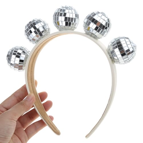 LLHCF Diadema de fiesta de discoteca, diadema novedosa para carnaval, tocado para mujeres y niñas, accesorios de fiesta de despedida de soltera