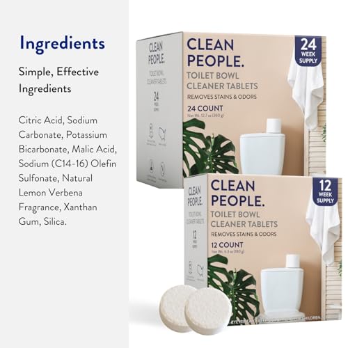 THE CLEAN PEOPLE Toilet Bowl Cleaner | Eco Friendly Toilet Bowl Cleaner Tablets for Removing Hard Water Stains, Rust, and Limescale Buildup - Image 6