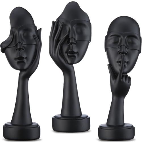 ZJ Whoest 3 Pcs See No Evil Hear No Evil Speak No Evil